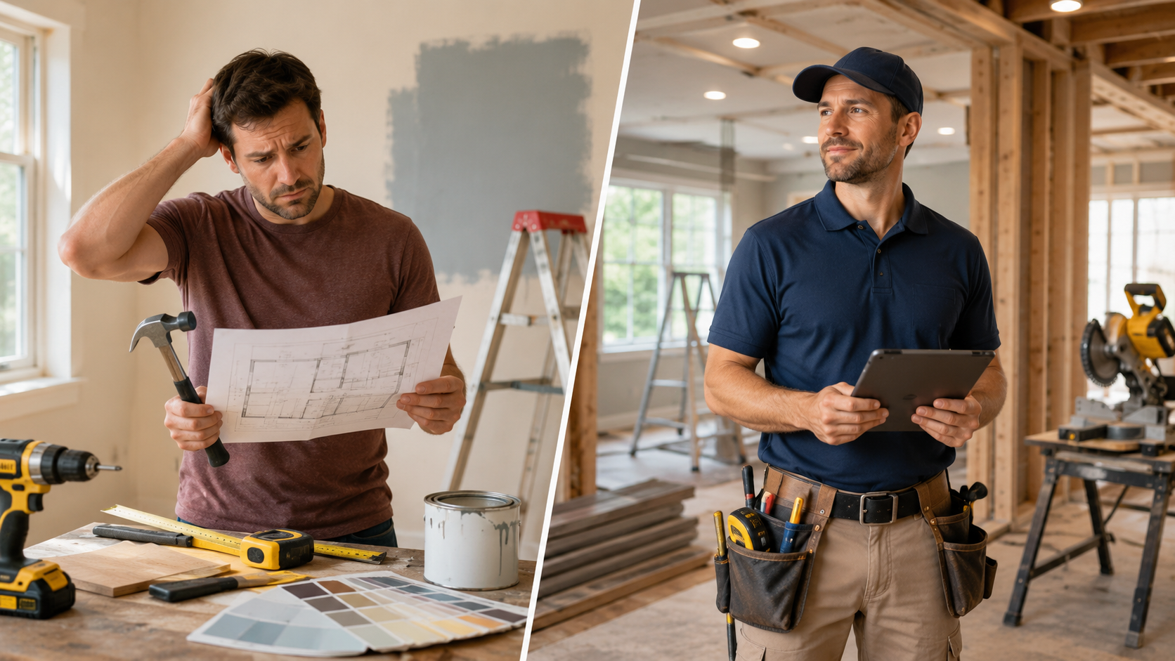 General Contractor vs. Handling It Yourself When You Need a Pro