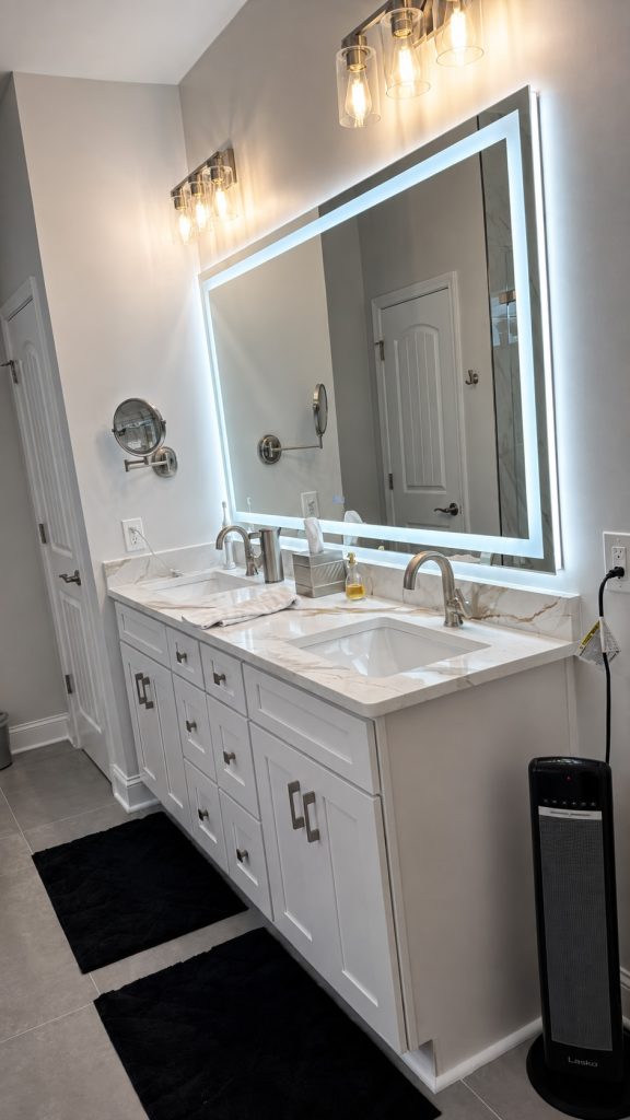 Refined bathroom renovation interior(1)