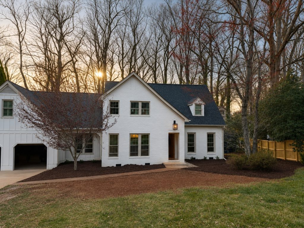 White Brick Home Renovation Progress