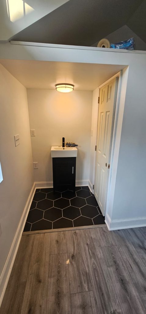 Hand wash area